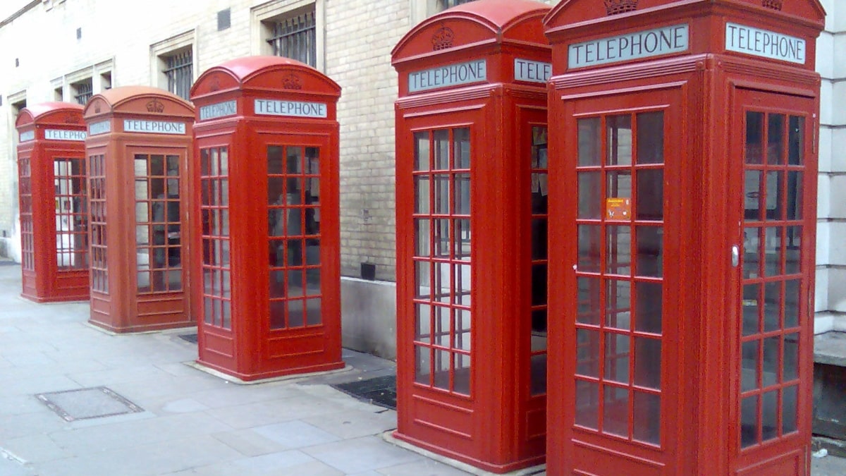 London phone cabin